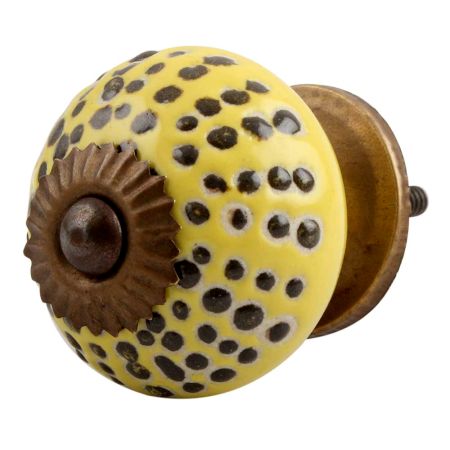 Yellow Ceramic Drawer Knob Online